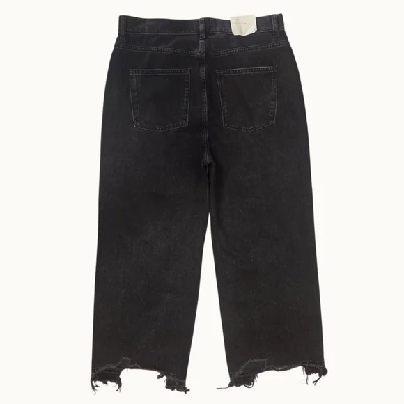 NWT DL1961 Hepburn Wide Leg High Rise Ankle Jeans | Sustainable Luxury Denim - Picture 5 of 9
